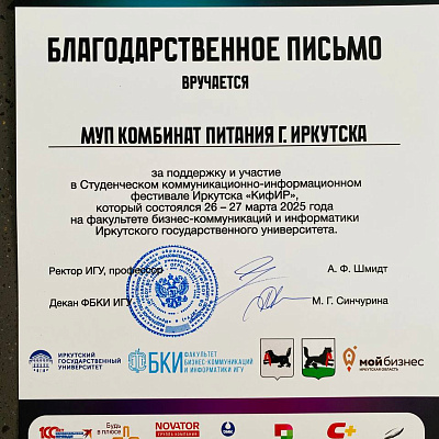 Участие в студенческом фестивале