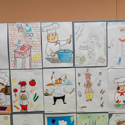 Праздник в школе №5 в преддверии Дня повара!